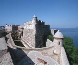 Puzzle Le Château de San Pedro de la Roca ou Castillo del Morro, Santiago de Cuba, Cuba