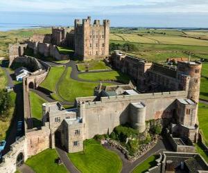 Puzzle Le château de Bamburgh, Angleterre