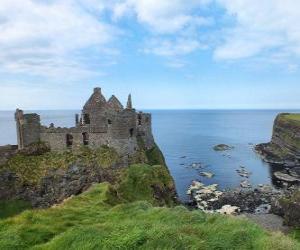 Puzzle Le Château de Dunluce, Irlande du Nord