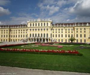 Puzzle Le château de Schönbrunn, Vienne, Autriche