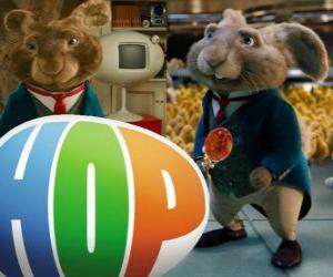 Puzzle Le courant de Lapin de Pâques et le père de l'EB. Hop, le film