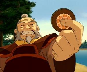 Puzzle Le général à la retraite Iroh connu comme le dragon de l'Ouest est l'oncle et mentor de Zuko 