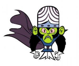 Puzzle Le intelligent singe Mojo Jojo est le plus grand ennemi des sœurs Utonium, les Powerpuff Girls