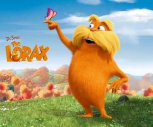 Puzzle Le Lorax, le géant à poil est le gardien de la forêt qui parle avec les arbres