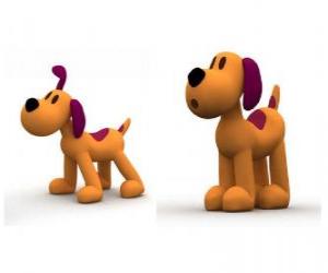 Puzzle Le petit chien Loula est la mascotte de Pocoyo