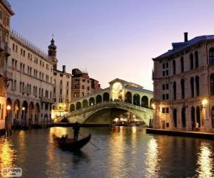Puzzle Le pont du Rialto, Venise, Italie