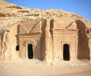 Puzzle Le site archéologique de Al-Hijr, Madain Salih, l'Arabie saoudite