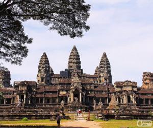 Puzzle Le Temple Angkor Vat, Cambodge