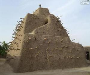 Puzzle Le tombeau des Askia, Gao, Mali