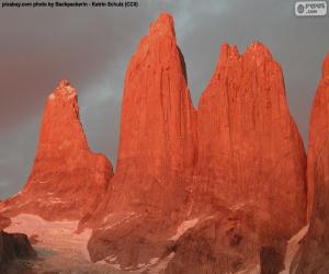 Puzzle Le torres del Paine, Chili