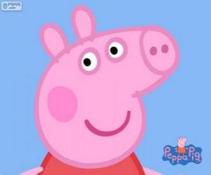 Puzzle Le visage de Peppa Pig