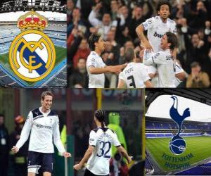 Puzzle League des Champions - UEFA Champions League Quarts de finale 2010-11, le Real Madrid CF - Tottenham Hotspur FC