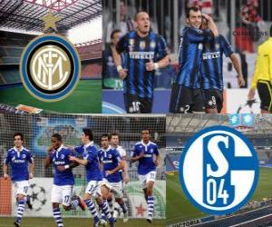 Puzzle League des Champions - UEFA Champions League Quarts de finale 2010-11, le FC Internazionale Milano - FC Schalke 04