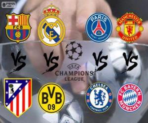 Puzzle League des Champions - UEFA Champions League 2013-14 Quarts de finale