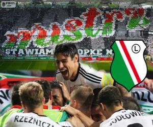 Puzzle Legia Varsovie, champion de la ligue polonaise de football Ekstraklasa 2013-2014