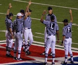 Puzzle Les arbitres de football américain