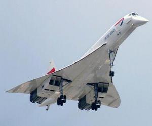 Puzzle Les avions à réaction supersonique Concorde