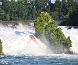 Puzzle Les chutes du Rhin, Suisse