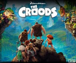 Puzzle Les Croods, film de DreamWorks