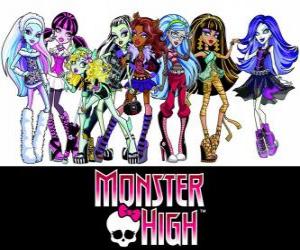 Puzzle Les filles de Monster High