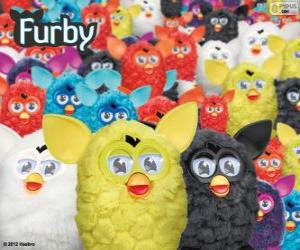 Puzzle Les Furbys, un jouet électronique