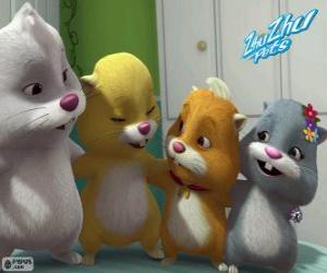 Puzzle Les hamsters de Zhu Zhu Pets