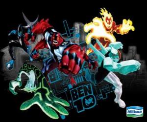 Puzzle Les méchants dans Ben 10