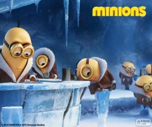 Puzzle Les Minions en Antarctique