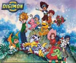 Puzzle Les personnages Digimon