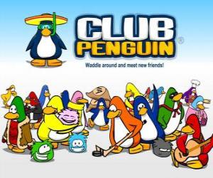 Puzzle Les pingouins drôles de Club Penguin