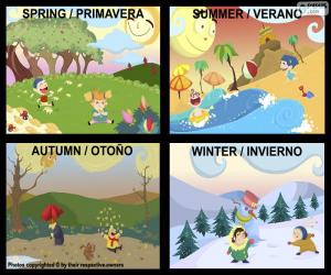 Puzzle Les saisons de l'année