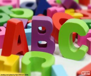 Puzzle Lettres majuscules A, B et C