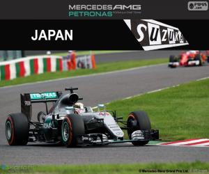 Puzzle Lewis Hamilton, GP du Japon 2016