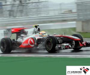 Puzzle Lewis Hamilton - McLaren - Corée 2010 (2 º annonces)