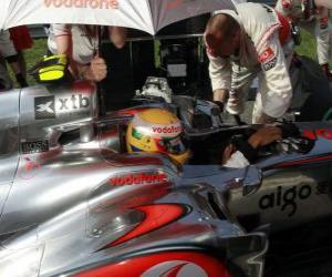 Puzzle Lewis Hamilton - McLaren - Monza 2010