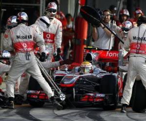 Puzzle Lewis Hamilton - McLaren - Suzuka 2010