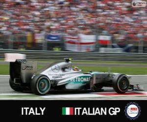 Puzzle Lewis Hamilton - Mercedes - Monza, 2013