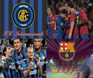 Puzzle Liga de Campeones - UEFA Champions League semifinal 2009-10, FC Internazionale Milano - Fc Barcelona