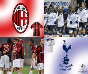 Puzzle Ligue des Champions - UEFA Champions League huitième de finale de 2010-11, Milan AC - Tottenham Hotspur FC