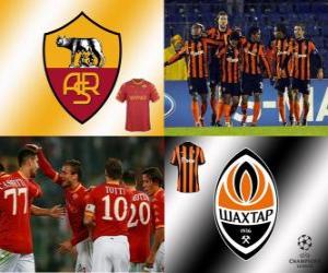 Puzzle Ligue des Champions - UEFA Champions League huitième de finale de 2010-11, AS Roma - Shakhtar Donetsk