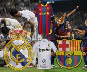 Puzzle Ligue des Champions - UEFA Champions League 2010-11 en demi-finale, le Real Madrid - FC Barcelone