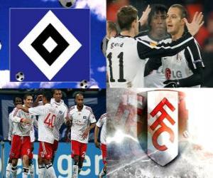 Puzzle Ligue Europa, demi-finale de 2009-10, le Hamburger SV - FC Fulham