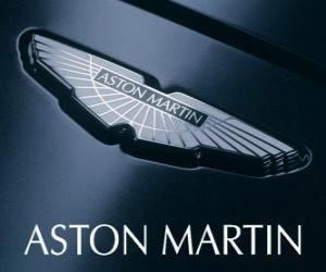 Puzzle Logo Aston Martin, constructeur automobile britannique