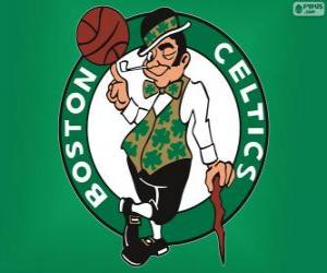 Puzzle Logo Boston Celtics, équipe de la NBA. Division de l'Atlantique, Conférence Est