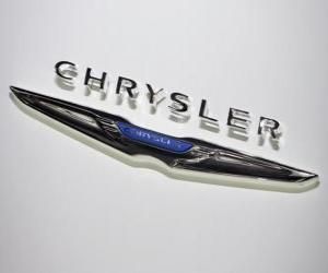 Puzzle Logo de Chrysler. Marque de voitures des États-Unis