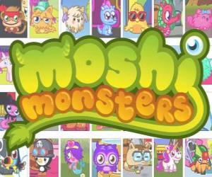 Puzzle Logo de Moshi Monsters
