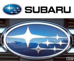 Puzzle Logo de Subaru, marque de voitures japonaises