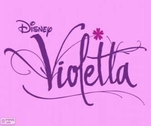 Puzzle Logo de Violetta, série télévisée de Disney Channel