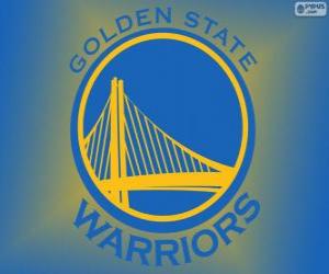 Puzzle Logo des Golden State Warriors, équipe de NBA. Division Pacifique, Conférence Ouest