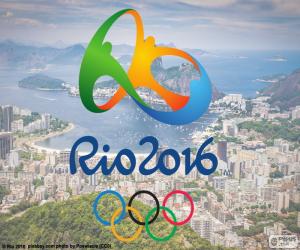 Puzzle Logo des Jeux Olympiques Rio 2016